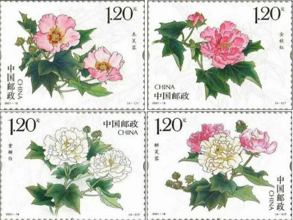 2021-18 Cotton Rose Flowers