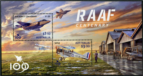 AUS2021-05M Australia Royal Air Force Souvenir Sheet (1)