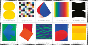 US #5382-5391 2019  Ellsworth Kelly